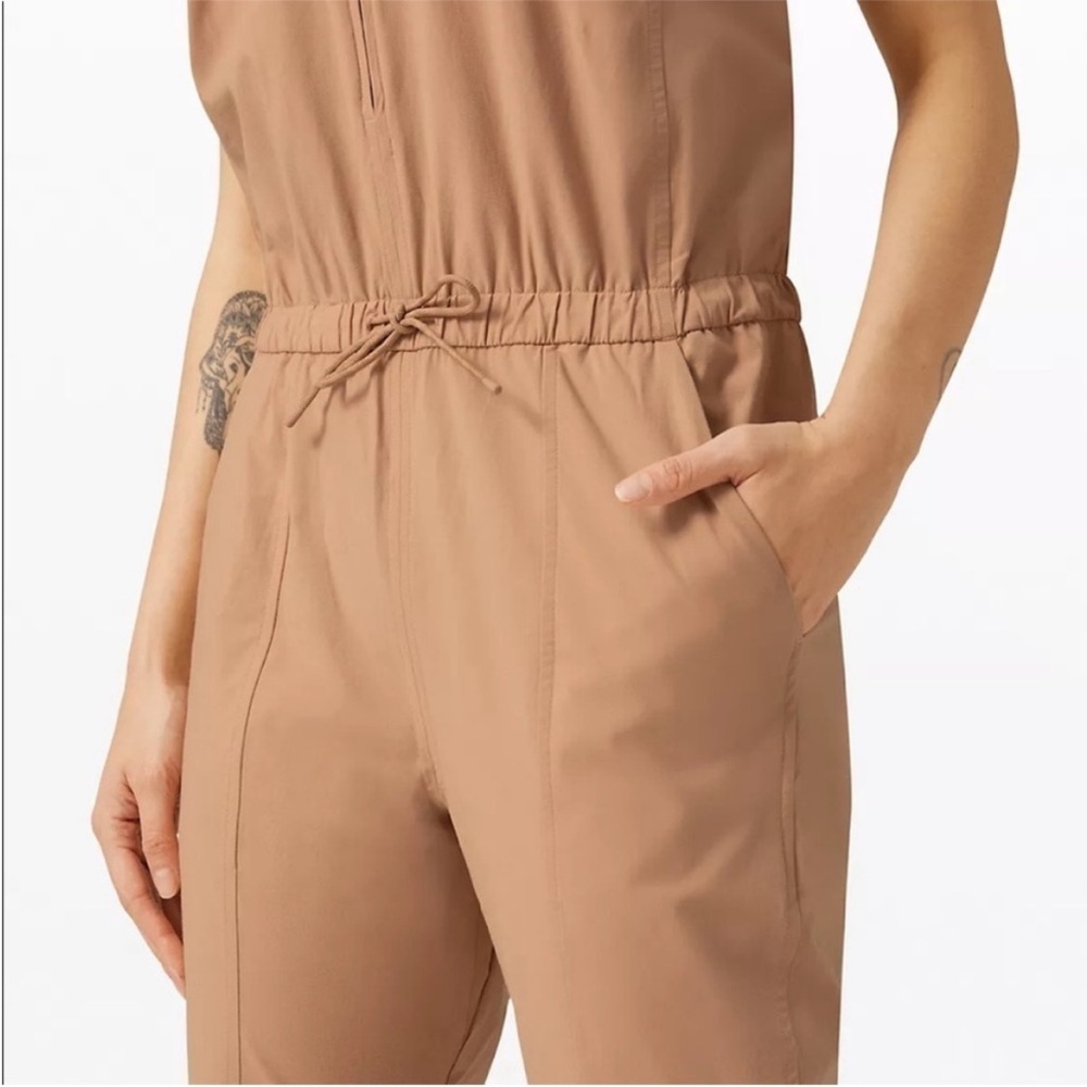 Lululemon Shift in Time Sleeveless Jumpsuit Beechwood 4 - Picture 5 of 7